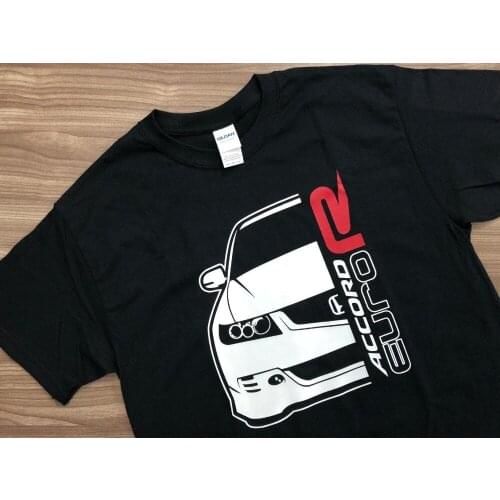 2019 Fashion Summer T Shirt Classic Japanese car fans Accord CL7 Euro R Tee Shirt