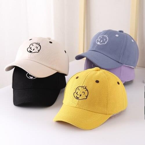 2021 Kids Embroidered Baseball Cap Baby Accessories For Boy Girl Hats Cute Baseball Cap Hip Hop Gorros