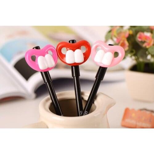 3pcs/set Dental creative gift Funny bucktooth shaped ball-point pen for dental clinic gift