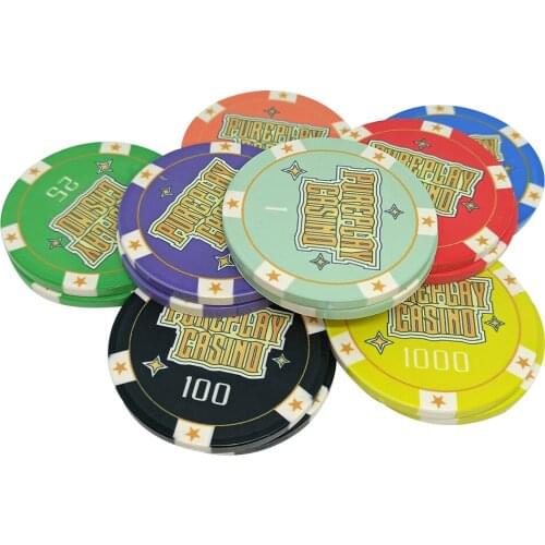 39mm 10pcs/Lot Ascona Ceramic High Quality Texas Poker Gambling Casino Chip Wholesale