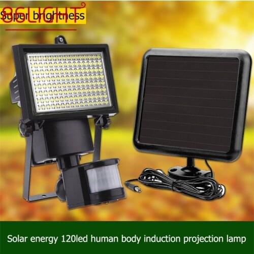 86LIGHT Outdoor Solar Floodlight Super Bright Human Body Induction For Villa Courtyard Garage Street