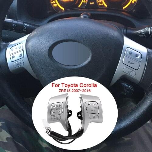 Audio Switch Bluetooth Car Accessories 84250-02200 Auto Replacement For Toyota Corolla ZRE15 2007 ~2016 Steering Wheel Control