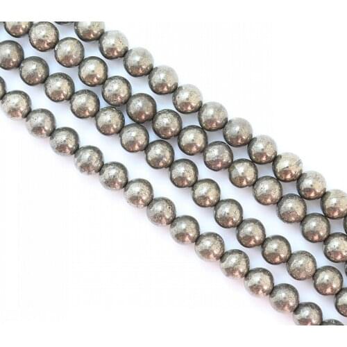 Natural Round Hematite Stone Beads For Jewelry Making 6-10mm 15inches DIY Jewellery