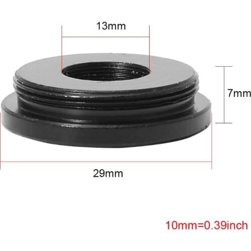 Black Metal C/CS Mount to M12 Board CCTV Lens Adapter Converter Ring for AHD CCD TVI CVI Box Camera Support QXNF