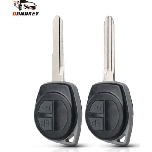 Dandkey 2 Buttons Car Key Shell Fob key Case for Suzuki Swift Grand SX4 Liana Aerio Vitara GRAND VITARA ALTO Jimny key