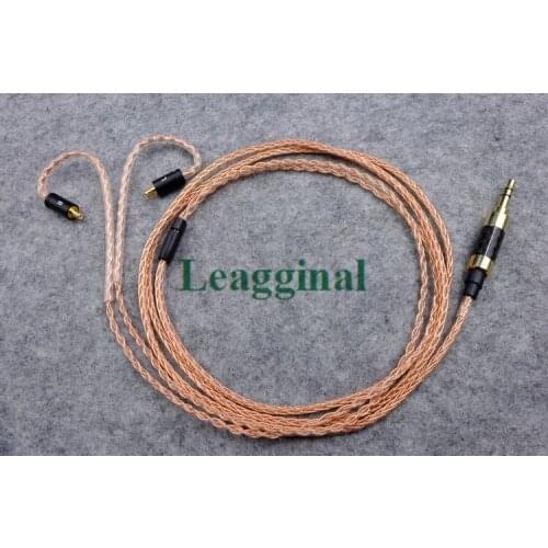 Earphone cable for E40 E50 E70 CKS1100 Headphone Upgrade Line A2DC 8-core single crystal copper