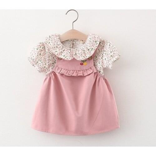 4 Sets/Lot) 2021 New Arrival Girls Summer Clothing Set 040305