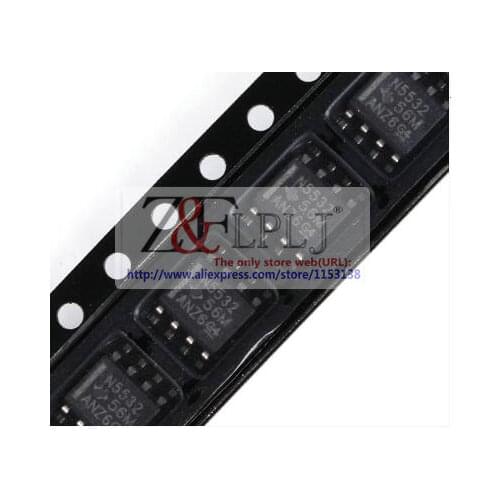 Ne5532 N5532 NE5532DR SOP-8 New Original 50pcs/lot