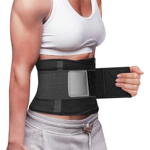 Neoprene Sweat Waist Trainer Corset Trimmer Shaper Belt for Women Tummy Control Cincher Adjustable Belt Sauna Effect Slim Fajas