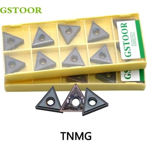 10PCS TNMG160404 TNMG160408 JMS PR PM MS HA HS MQ TM CM HQ GS MA GM9030 Lathe Cutter CNC Turning Tools For Stainless Steel