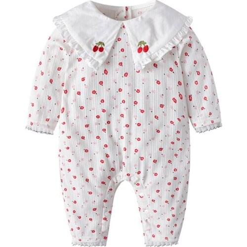 Girls Spring Model Of Neonatal Clothes Cherry Cute Baby Climb Clothes Baby Romper Suit Bodysuits & One-Pieces Rompers