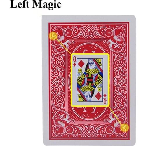 .Magic Cards Marked Stripper Deck Playing Cards Poker Magic Tricks Close-up Street Magic Trick Kid Child Puzzle Toy G8277