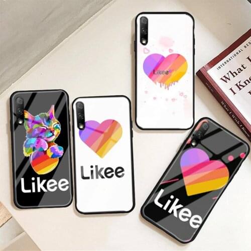 Likee Funny Cat Bear Love Heart Phone Case For Huawei P9 10 20pro 30lite Mate 9 10lite 20pro Honor 7A 8X 9 Tempered Glass