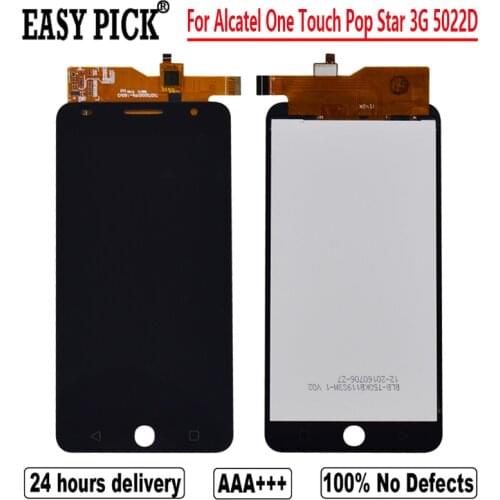For Alcatel One Touch Pop Star 3G 5022D OT5022 5022X LCD Display Touch Screen Digitizer Assembly