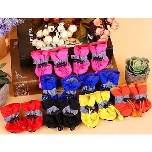 Winter Pet Dog Shoes Waterproof Pet Shoes for Dog Warm Anti-slip Rain Dog Boots Socks Pet Shoes Chihuahua Yorkshire Footwear 35