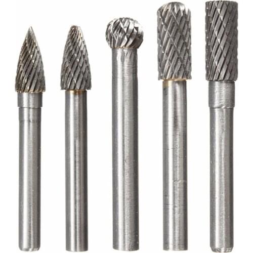 1PC Type A/C/D/F/G 6*8MM Head Tungsten Carbide Rotary Tool Point Burr Die Grinder Abrasive Tools Drill Milling Carving Bit Tools