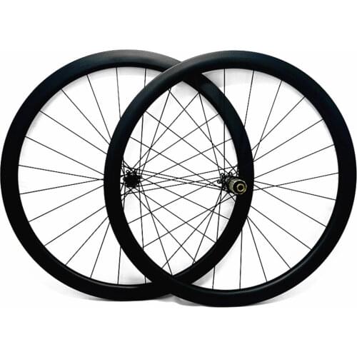 Carbon wheelset 700c clincher 38mm D411 412SB hubs road bike wheels 26mm depth 1380g 1420 Spoke carbon disc wheel
