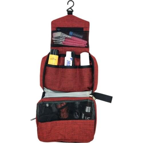 Men Travel Toiletry Bag Women Hanging Cosmetic Makeup Case Beautician Foldable Make up Storage Pouch Foldable Wash Organizer Bag