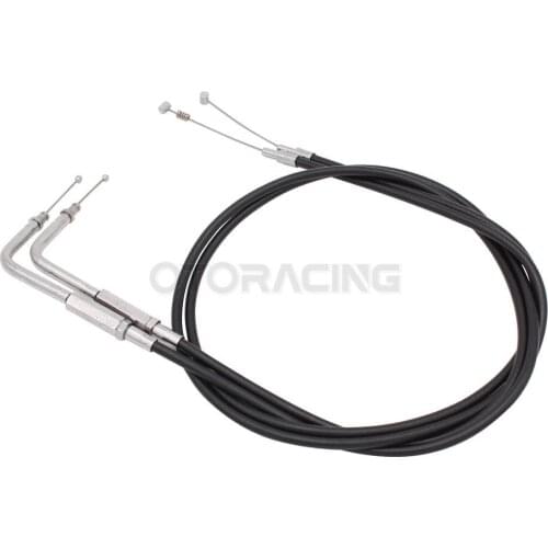 Motorcycle 90cm/110cm/130cm/150cm Throttle Cable (1 For Pull and 1 For Push) For Harley Sportster 883 1200 XL883 XL1200