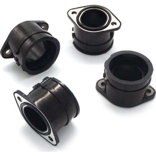 4pcs Motorcycle Carburetor Interface Manifold Intake Glue For Kawasaki ZRX400 1994-1996/1998-2001/2003-2008 ZR400 OEM：16065-1297