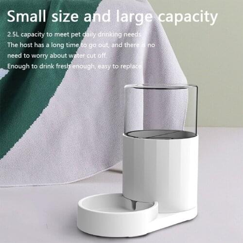 Cat Bowl Cat Food Holder Dog Bowl Dog Basin Teddy Dog Double Bowl Cat Small and Medium-Sized Dogs Drink Fountain Pet Supplies