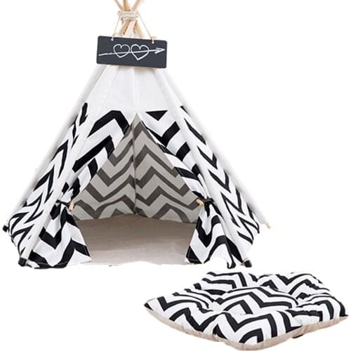 Hot Dog Bed Cat Bed With Cushion Luxery Portable Dog Tents Pet Houses Pet Tent Dog House Indoor Outdoor Pets Sleeping Bed