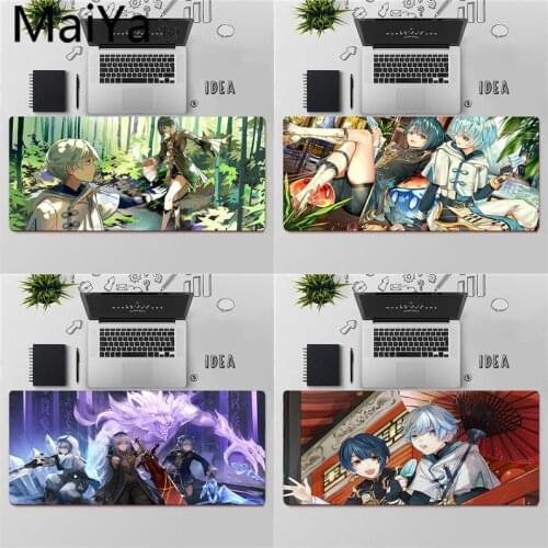 Maiya Top Quality Genshin Impact Chongyun laptop Gaming mouse pad Free Shipping Large Mouse Pad Keyboards Mat