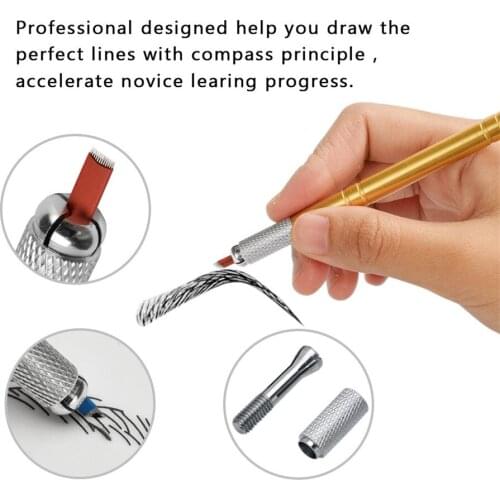Eyebrow Microblading Eye Brow Tattoo Pen Makeup Tools Stainless Steel