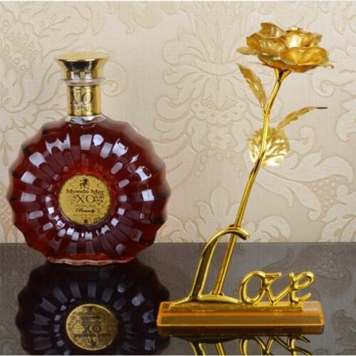 Fashion 24k Gold Foil Plated Rose Creative Gifts Lasts Forever Rose for Lovers Wedding Christmas Day Gifts Home Decoration