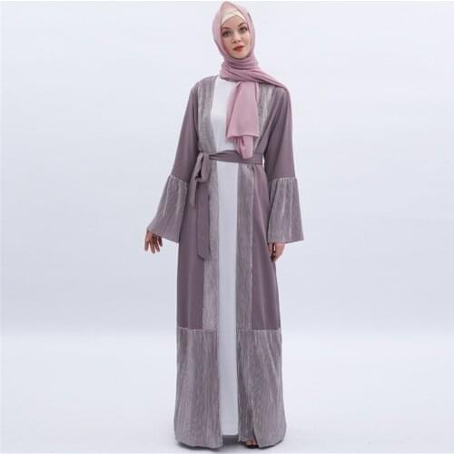 Muslim Ramadan Dress Cardigan Summer Arabian Outer Loose Style