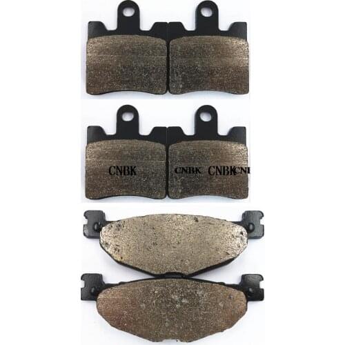 F+R Brake Pads Set fit for YAMAHA 1300 FJR A AE AS FJR1300 2006 2007 2008 2009 2010 2011 2012 2013 2014 Front Rear