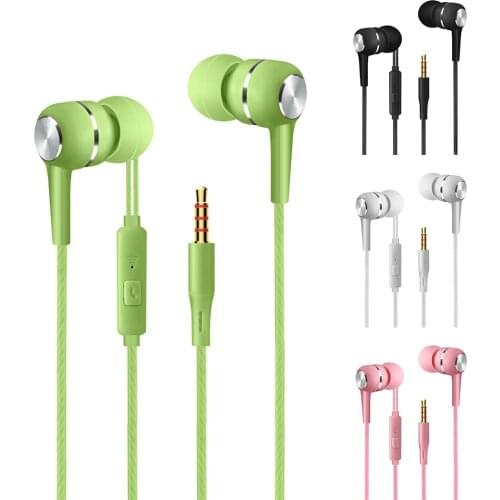 New Colorful Headset VPB S12 Sport Earphone wholesale Wired Super Bass 3.5mm Crack Earbud with Microphone Hands Free for Samsung