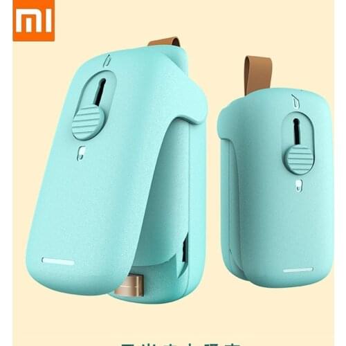 Portable sealing machine household mini hand-pressed Heater Sealer food bag snack plastic bag Sealing clip Unboxing knife
