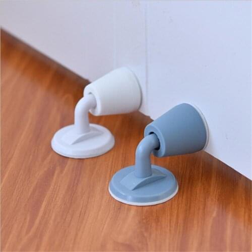 Easy Installation Wide Application Ground-mounted Wall Protection Doorstop for Bedroom