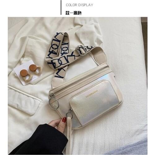 2021 Luxury Design Queenie Fashion Bag Crocodile Grain Stone Texture PU Leather Camera Bag Flip Messenger Bag purses crossbody