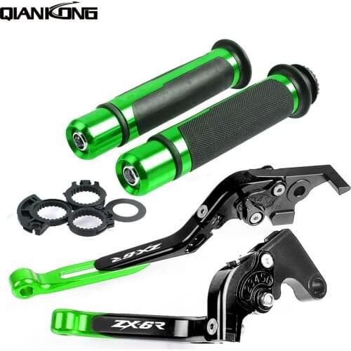 Motorcycle Brake Handle CNC Aliuminum Adjustable Clutch Brake Lever Handle For Kawasaki ZX6R 2000 2001 2002 2003 2004 ZX-6R