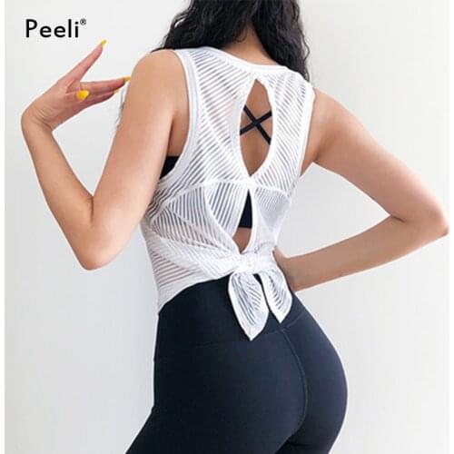 Mesh Sports Vest Summer Women Workout Clothes Quick Dry Running Tank Top Breathable Gym Shirts Yoga Top Fitness Woman Sportswear