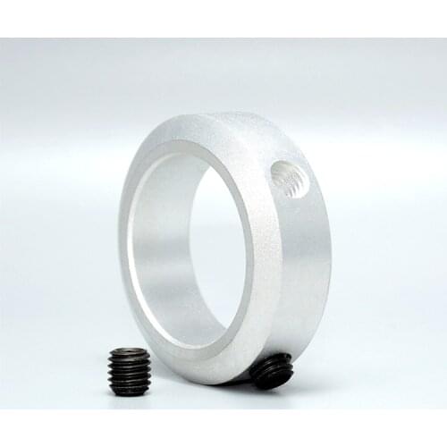 Shaft collar retaining ring Stop screw type Retaining ring shaft retainer locator aluminum alloy with screws