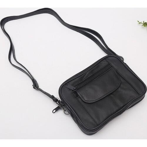 Genuine Leather Bag Womens Fashion Handbag Simple European and American Bag Foreign Trade Sheepskin Bag Shoulder Bag 3054