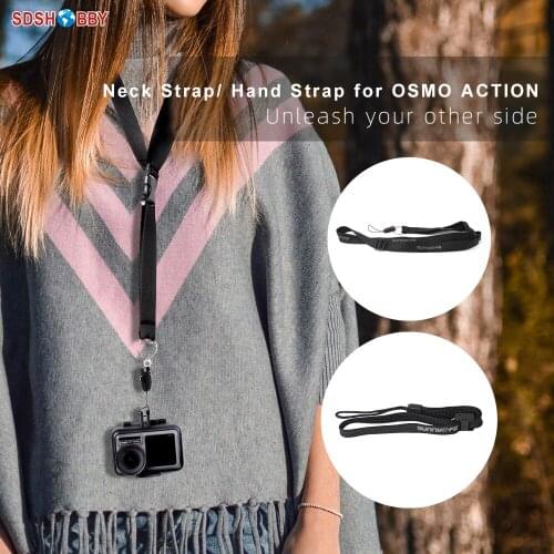 Sunnylife Hand Strap Neck Lanyard for POCKET 2/FIMI PALM 2/GoPro 8 MAX/OSMO ACTION Sport Camera