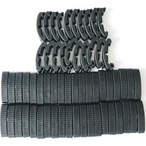 Tactical Handguard Index Clips 60pcs Polymer Rail Covers For Hunting Outdoor Gear