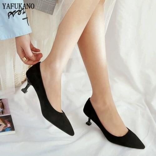 Women Classic Shoes High Heel Pumps Fashion Ladies 5cm/7cm/9cm Pointed Toe Career Office Shoes Female Thin Heels Zapatos Mujer