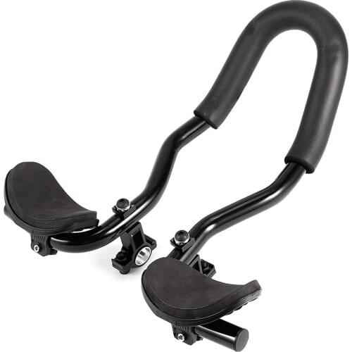 Bike TT Handlebar Bicycle Aluminum Alloy Relax Armrest Handlebar with Mounting Bracket for Mountain Bikes Road Bikes
