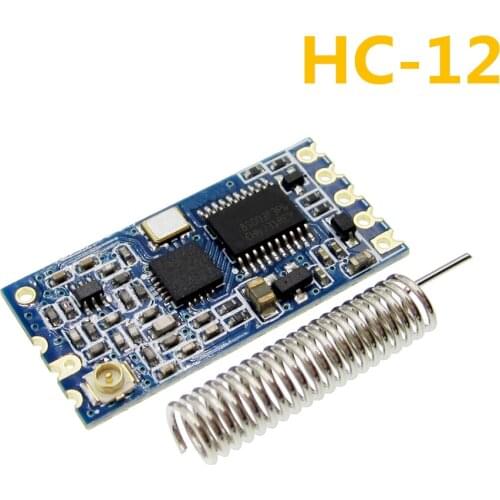 1Pcs New 433Mhz HC-12 SI4463 Wireless Serial Port Module 1000m Replace Bluetooth