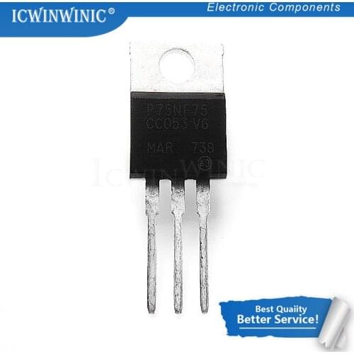 10piece STP75NF75 P75NF75 TO-220 TO220 75NF75 MOS FE new original In Stock