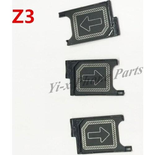 2PCS/lot SIM Card Tray Slot Holder Adapter for Sony Xperia Z3 Replacement Spare Parts