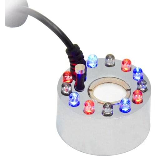 2019 New Mini LED Light Ultrasonic Fog Mist Maker Fogger Atomizer Air