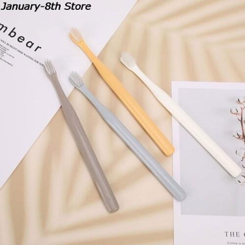 4Pcs Multi-Color Soft Bristle Small Head Toothbrush Tooth Brush Portable Travel Eco-friendly Brush Tooth Care Oral Hygiene