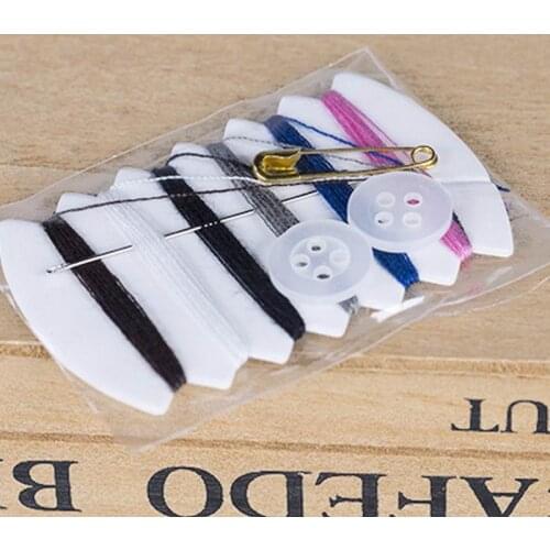 500sets New product mini sewing kit / travel sewing kits embroidery needlework six threads sewing kit mending kit