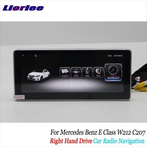 Liorlee Car Android Multimedia For Mercedes Benz E Class W212 C207 2010-2017 Radio CD DVD Player Screen GPS Navigation Stereo